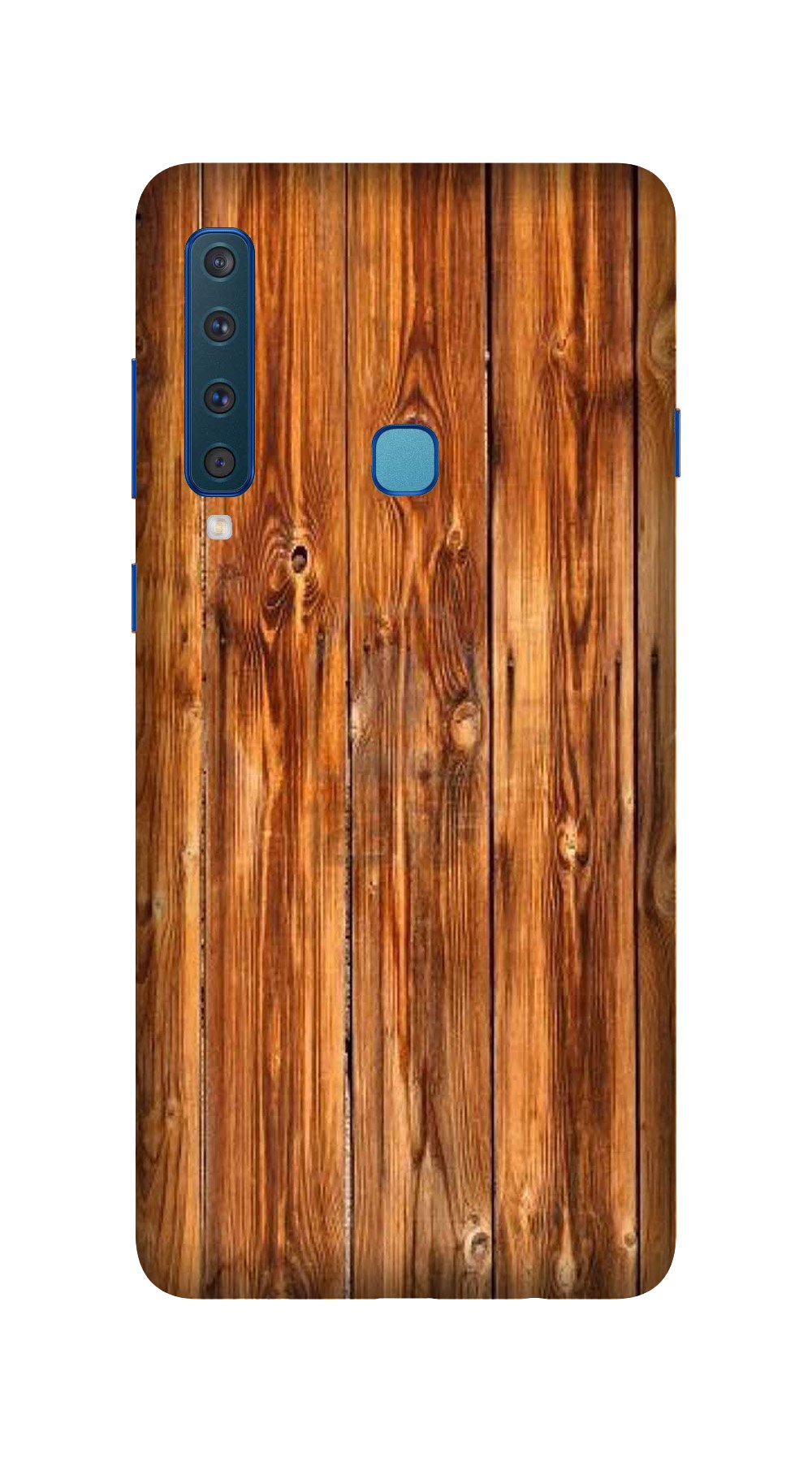 Wooden Texture Mobile Back Case for Galaxy A9 2018   (Design - 376)