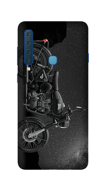 Royal Enfield Mobile Back Case for Galaxy A9 2018   (Design - 381)
