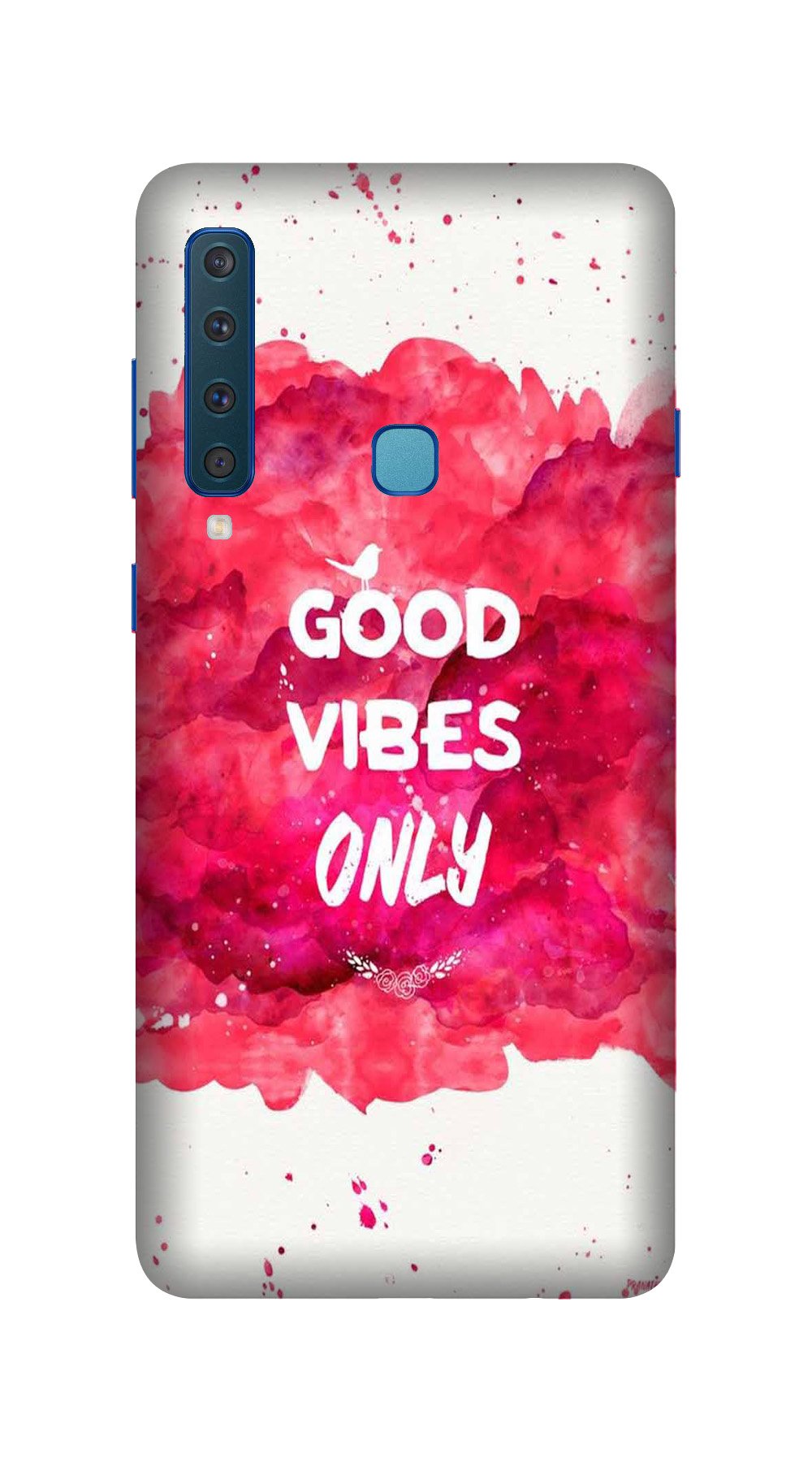 Good Vibes Only Mobile Back Case for Galaxy A9 2018   (Design - 393)