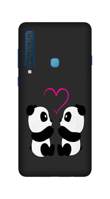 Panda Love Mobile Back Case for Galaxy A9 2018   (Design - 398)