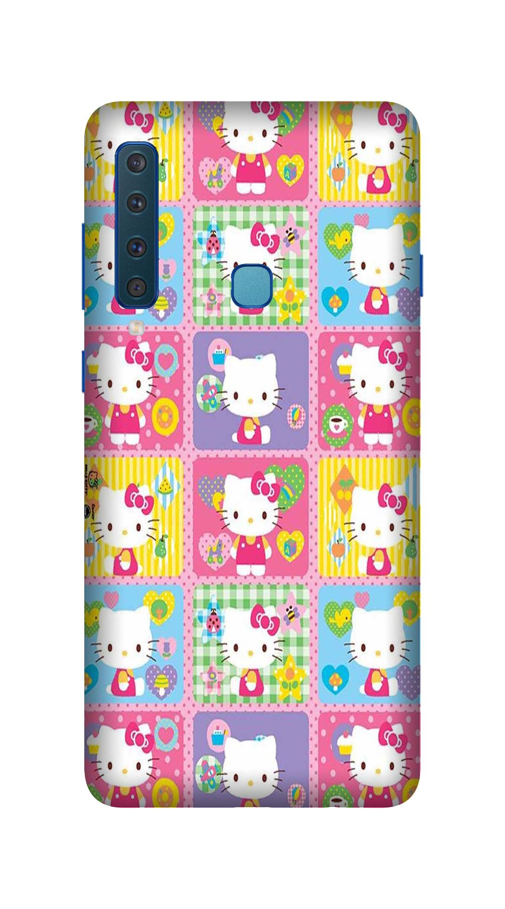 Kitty Mobile Back Case for Galaxy A9 2018   (Design - 400)