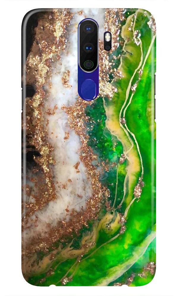 Marble Texture Mobile Back Case for Oppo A9 2020(Design - 307)