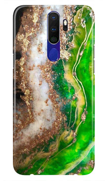 Marble Texture Mobile Back Case for Oppo A5 2020  (Design - 307)