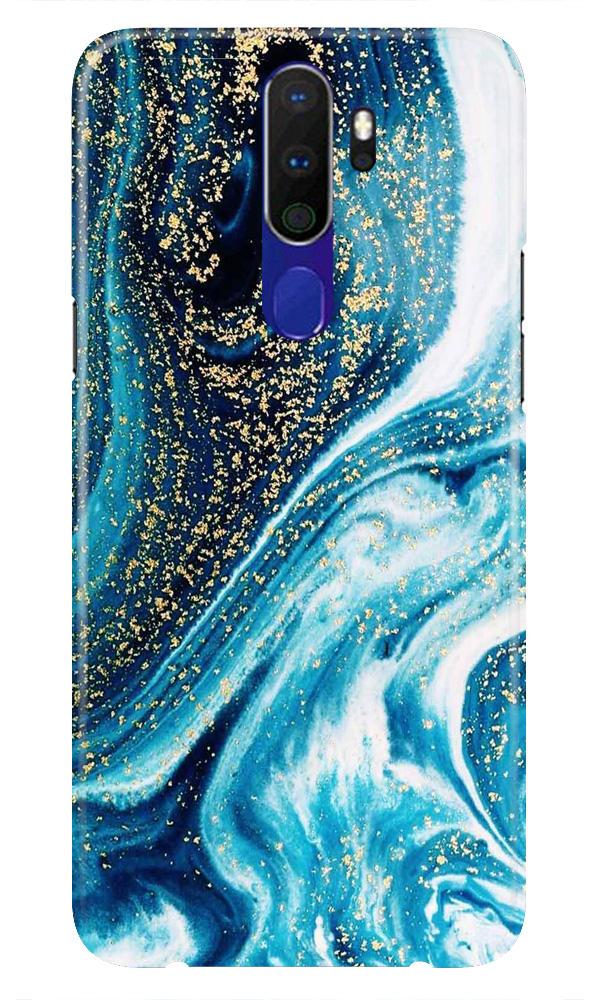 Marble Texture Mobile Back Case for Oppo A9 2020  (Design - 308)