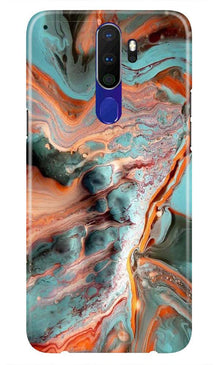 Marble Texture Mobile Back Case for Oppo A9 2020  (Design - 309)