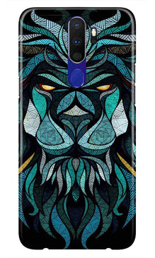 Lion Mobile Back Case for Oppo A9 2020  (Design - 314)