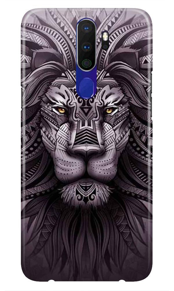 Lion Mobile Back Case for Oppo A9 2020  (Design - 315)