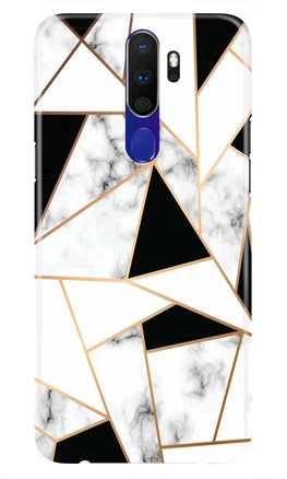 Marble Texture Mobile Back Case for Oppo A5 2020  (Design - 322)