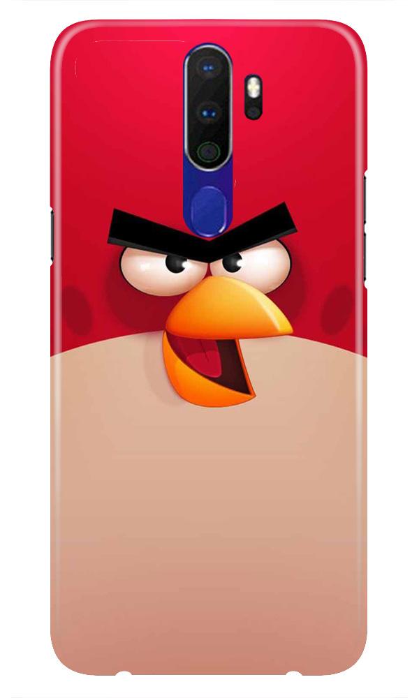 Angry Bird Red Mobile Back Case for Oppo A5 2020(Design - 325)