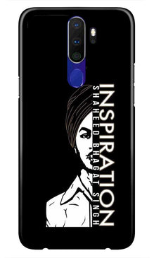 Bhagat Singh Mobile Back Case for Oppo A5 2020  (Design - 329)
