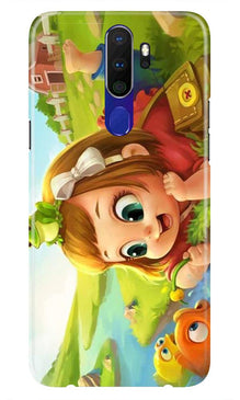 Baby Girl Mobile Back Case for Oppo A5 2020  (Design - 339)