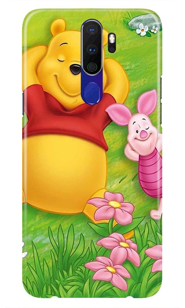 Winnie The Pooh Mobile Back Case for Oppo A9 2020  (Design - 348)