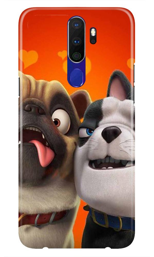 Dog Puppy Mobile Back Case for Oppo A9 2020  (Design - 350)