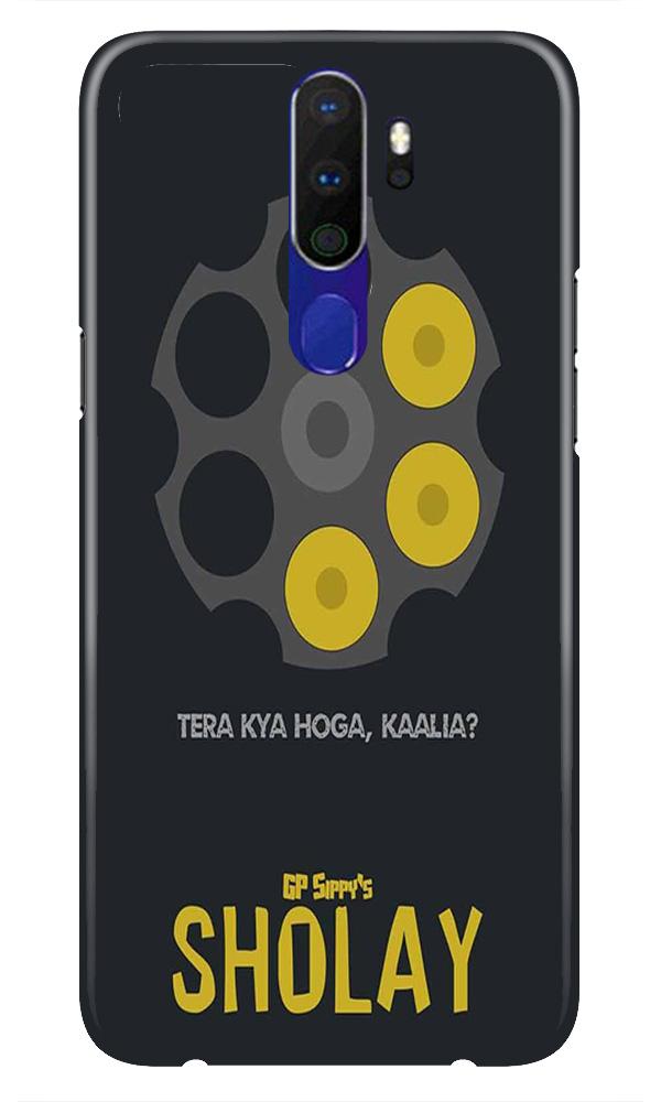 Sholay Mobile Back Case for Oppo A9 2020(Design - 356)