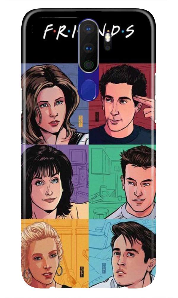 Friends Mobile Back Case for Oppo A9 2020  (Design - 357)