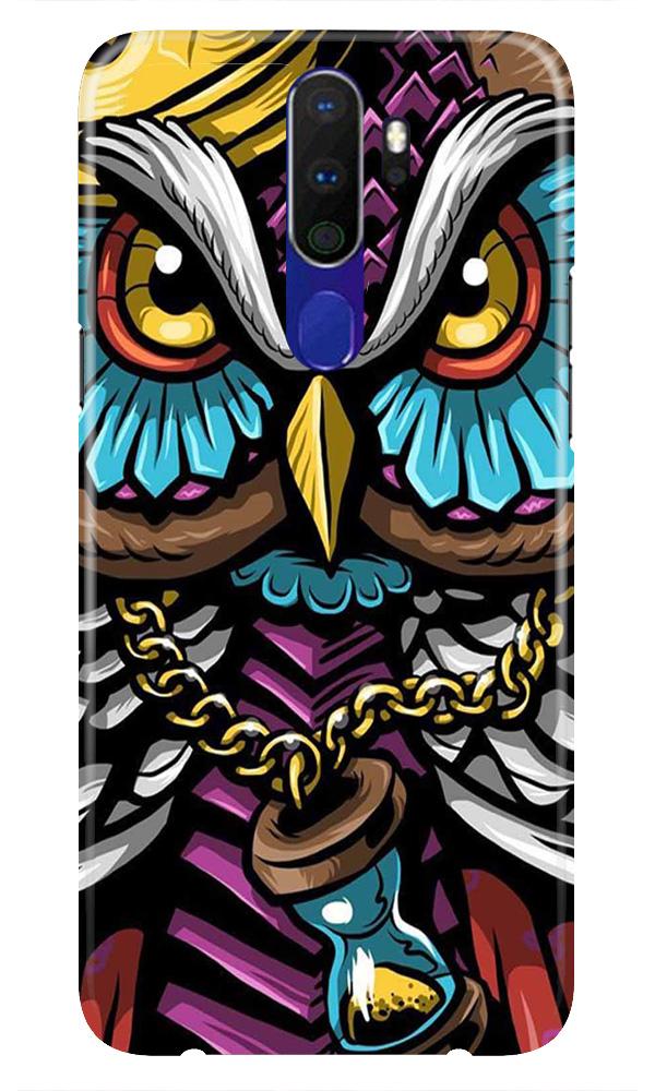 Owl Mobile Back Case for Oppo A9 2020(Design - 359)