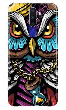 Owl Mobile Back Case for Oppo A5 2020  (Design - 359)