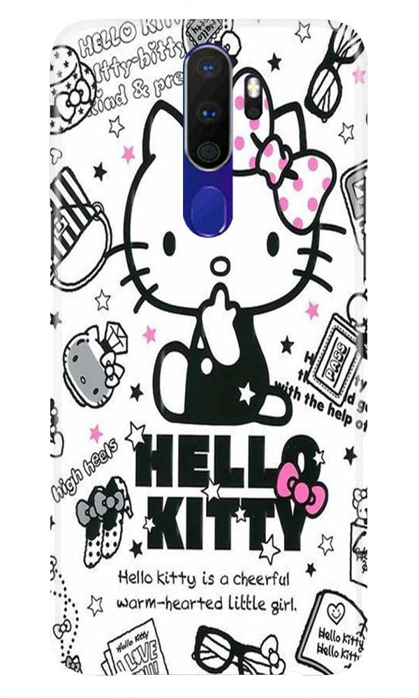 Hello Kitty Mobile Back Case for Oppo A9 2020(Design - 361)