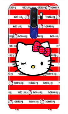 Hello Kitty Mobile Back Case for Oppo A5 2020  (Design - 364)