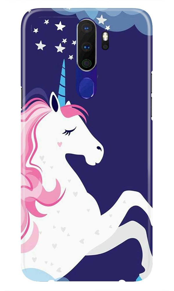 Unicorn Mobile Back Case for Oppo A9 2020  (Design - 365)