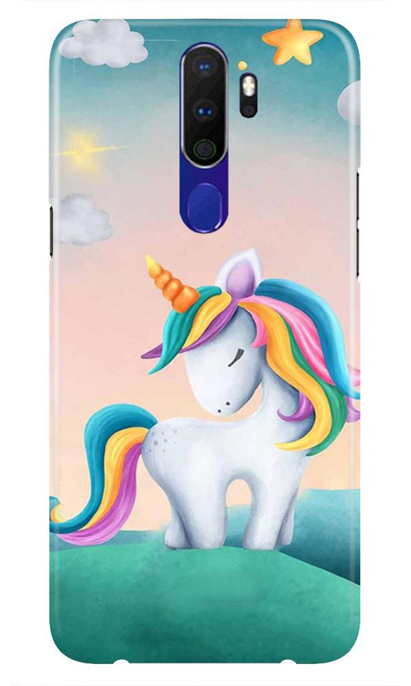Unicorn Mobile Back Case for Oppo A5 2020  (Design - 366)