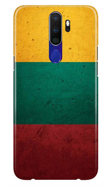 Color Pattern Mobile Back Case for Oppo A9 2020  (Design - 374)