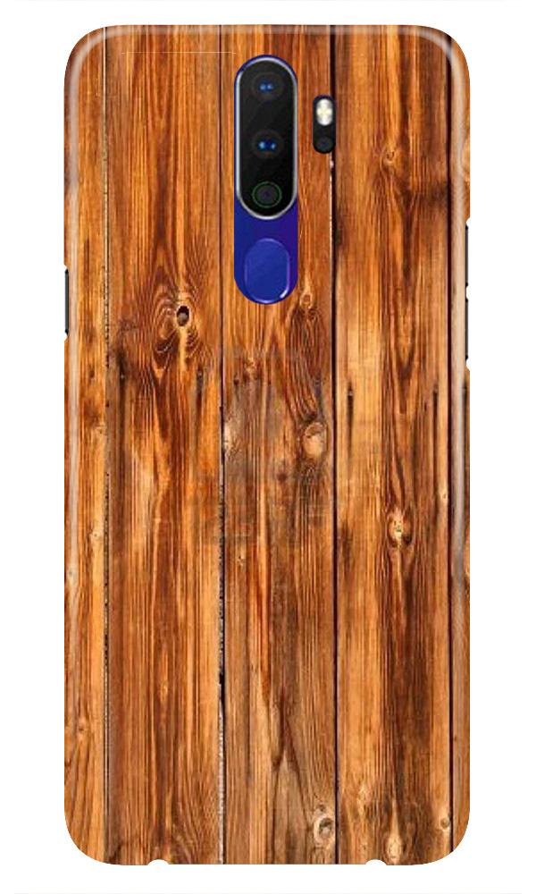 Wooden Texture Mobile Back Case for Oppo A9 2020(Design - 376)