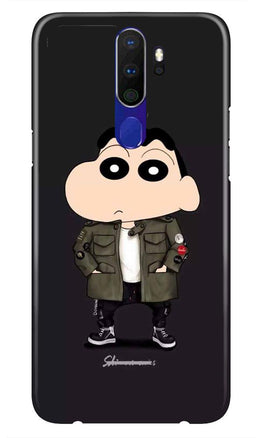 Shin Chan Mobile Back Case for Oppo A5 2020  (Design - 391)