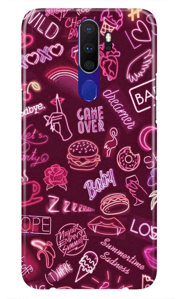 Party Theme Mobile Back Case for Oppo A9 2020  (Design - 392)