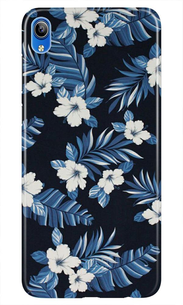 White flowers Blue Background2 Case for Asus Zenfone Lite L1