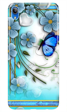 Blue Butterfly Mobile Back Case for Asus Zenfone Lite L1 (Design - 21)