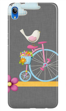 Sparron with cycle Mobile Back Case for Asus Zenfone Lite L1 (Design - 34)
