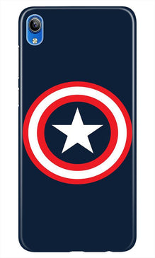 Captain America Mobile Back Case for Asus Zenfone Lite L1 (Design - 42)