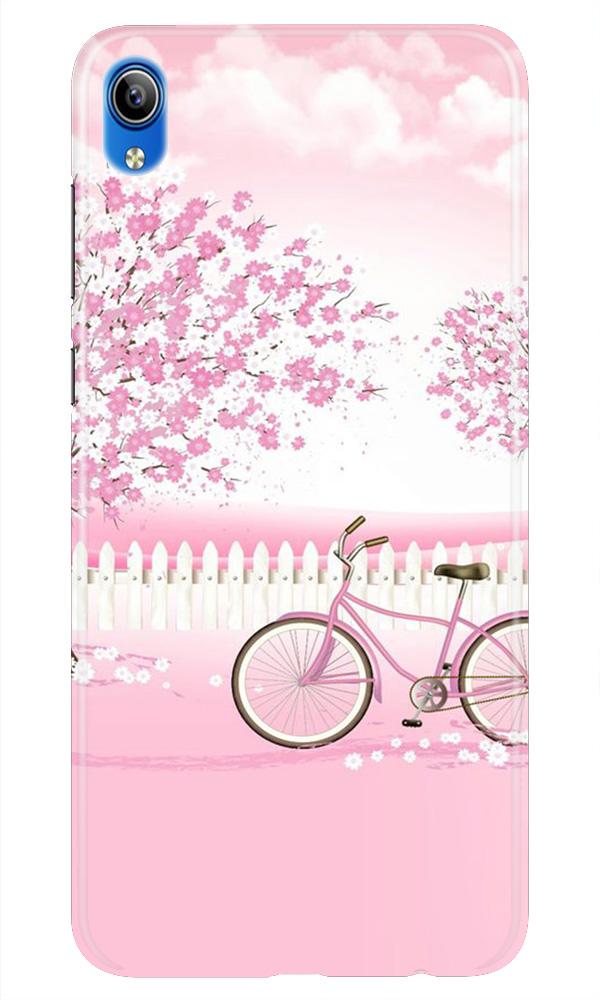 Pink Flowers Cycle Case for Asus Zenfone Lite L1(Design - 102)