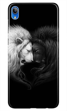 Dark White Lion Mobile Back Case for Asus Zenfone Lite L1  (Design - 140)