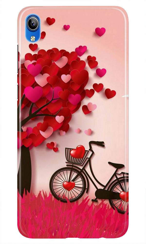 Red Heart Cycle Case for Asus Zenfone Lite L1 (Design No. 222)