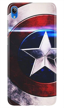 Captain America Shield Mobile Back Case for Asus Zenfone Lite L1 (Design - 250)