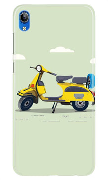 Vintage Scooter Mobile Back Case for Asus Zenfone Lite L1 (Design - 260)