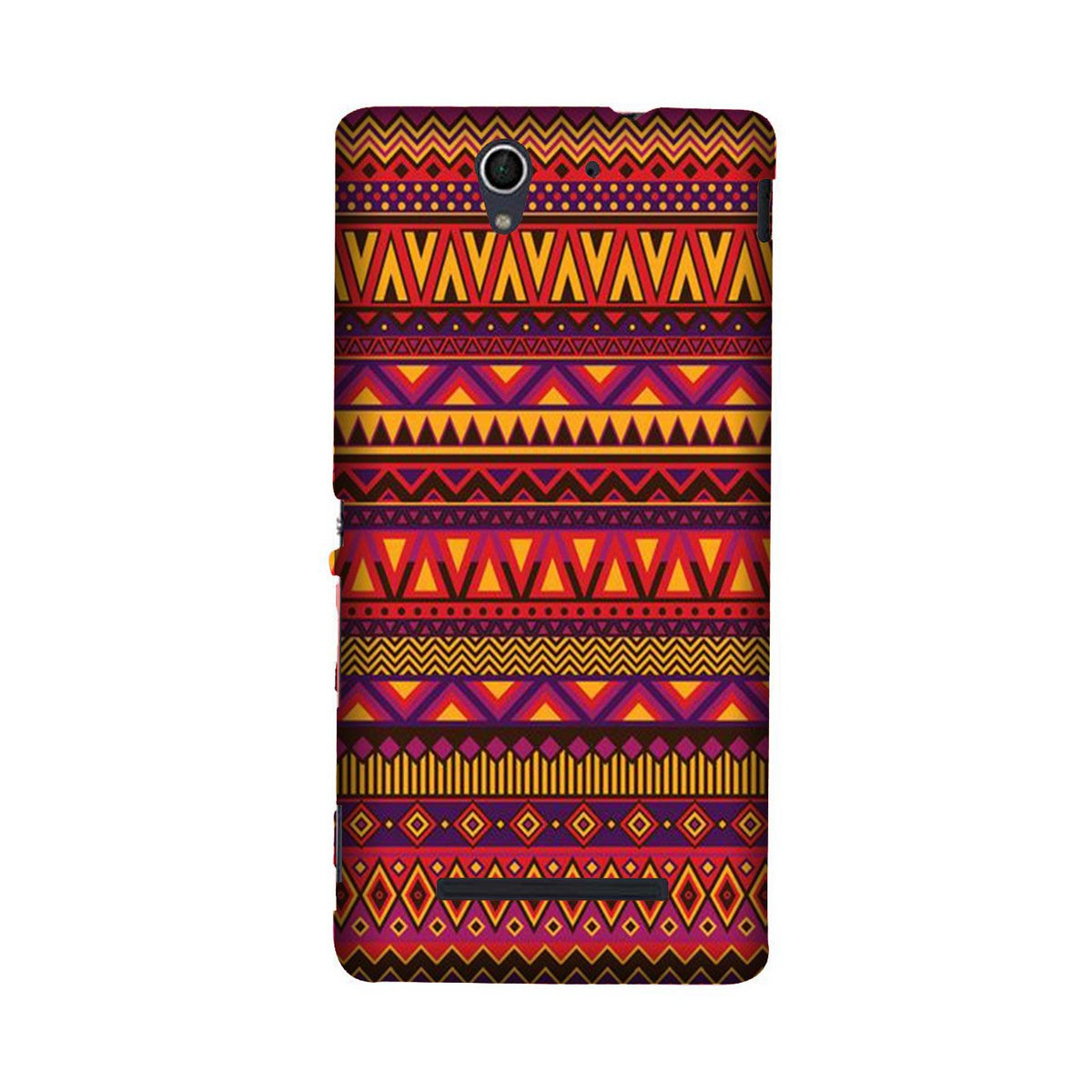 Zigzag line pattern2 Case for Sony C3