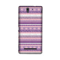 Zigzag line pattern3 Case for Sony C3