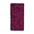 Purple Backround Case for Sony C3
