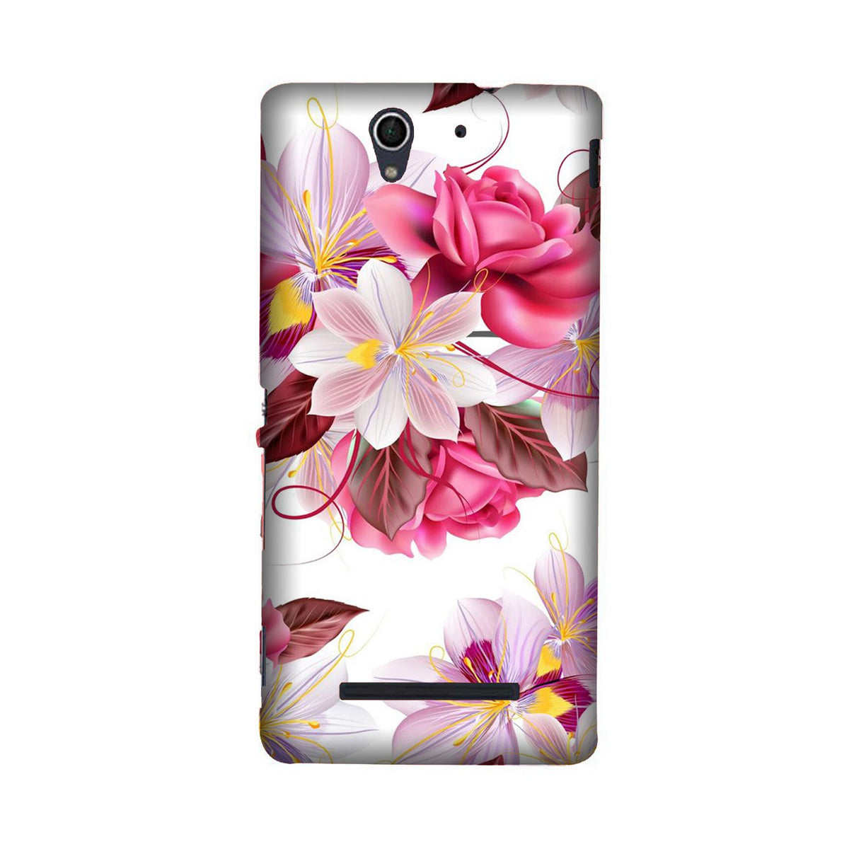 Beautiful flowers Case for Sony C3