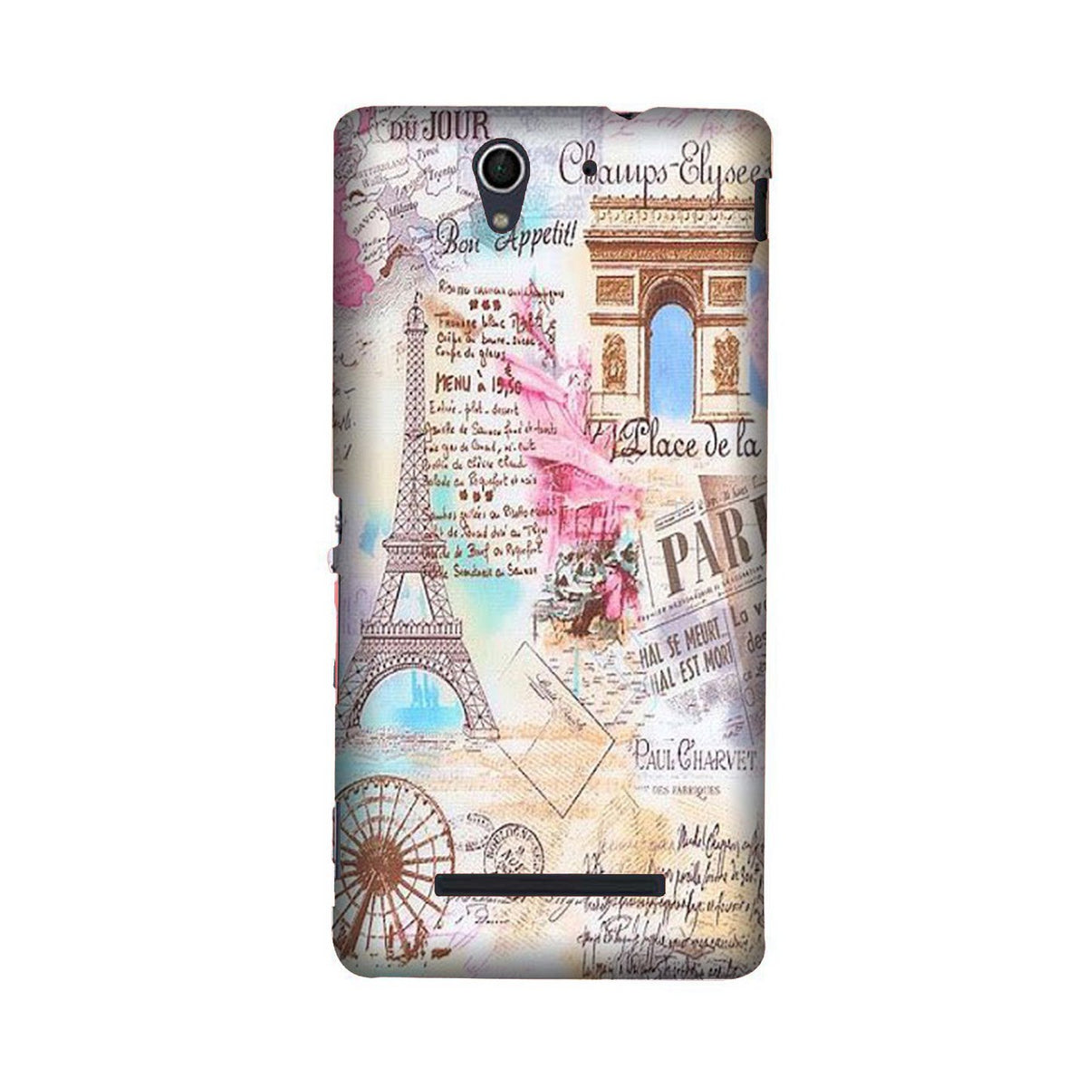 Paris Eiftel Tower Case for Sony C3