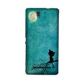 Moon cat Case for Sony C3