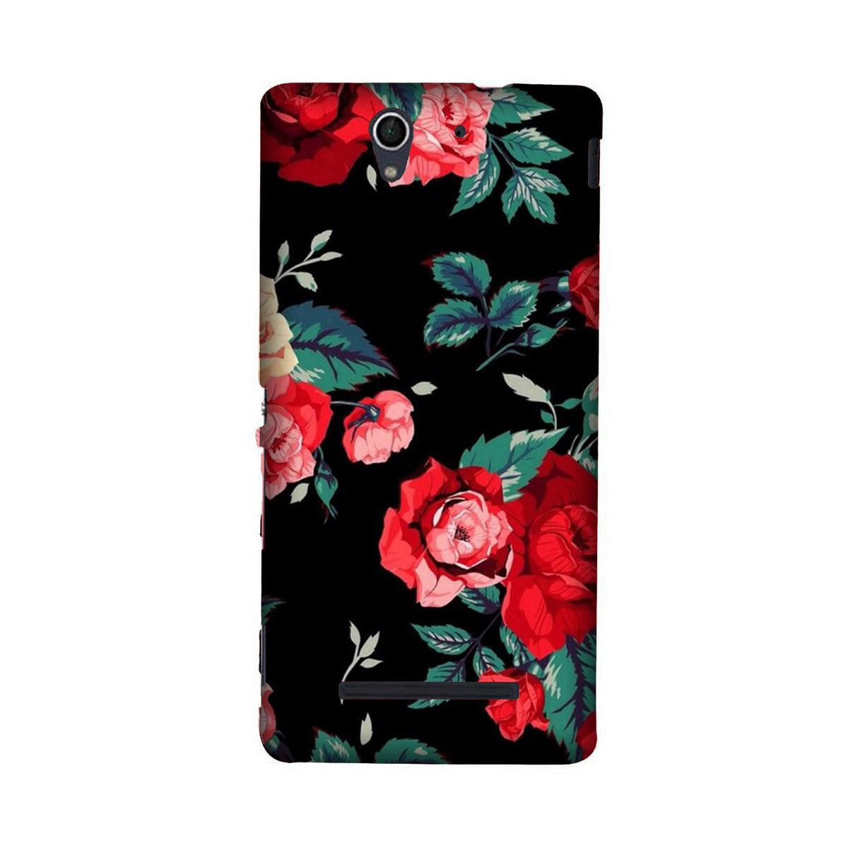 Red Rose2 Case for Sony C3