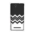 Black white Pattern2Case for Sony C3