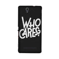 Who Cares Case for Sony C3