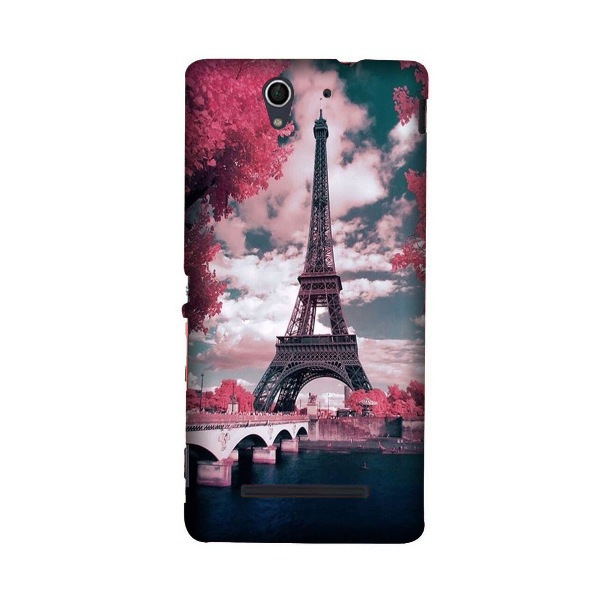 Eiffel Tower Case for Sony C3  (Design - 101)