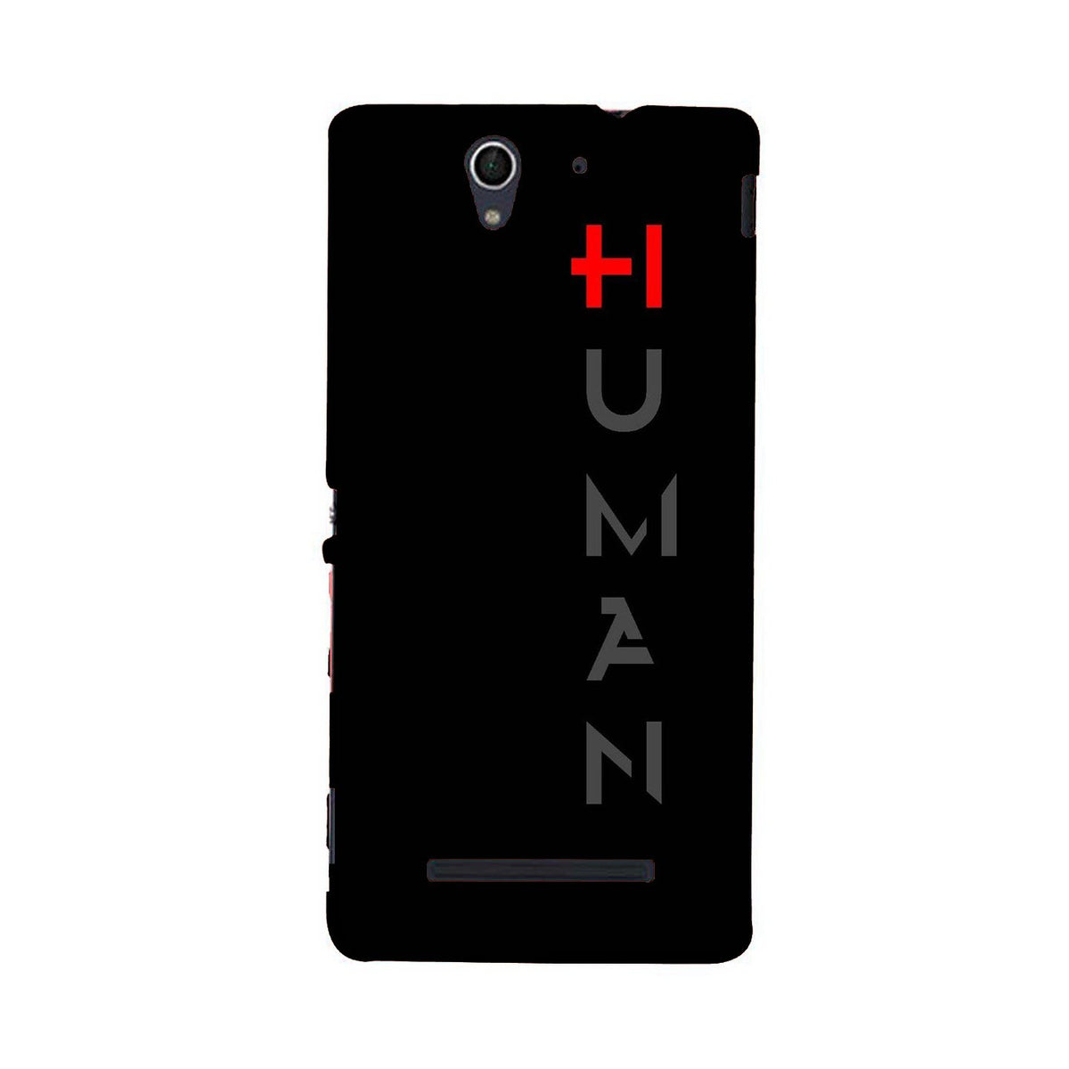 Human Case for Sony C3  (Design - 141)