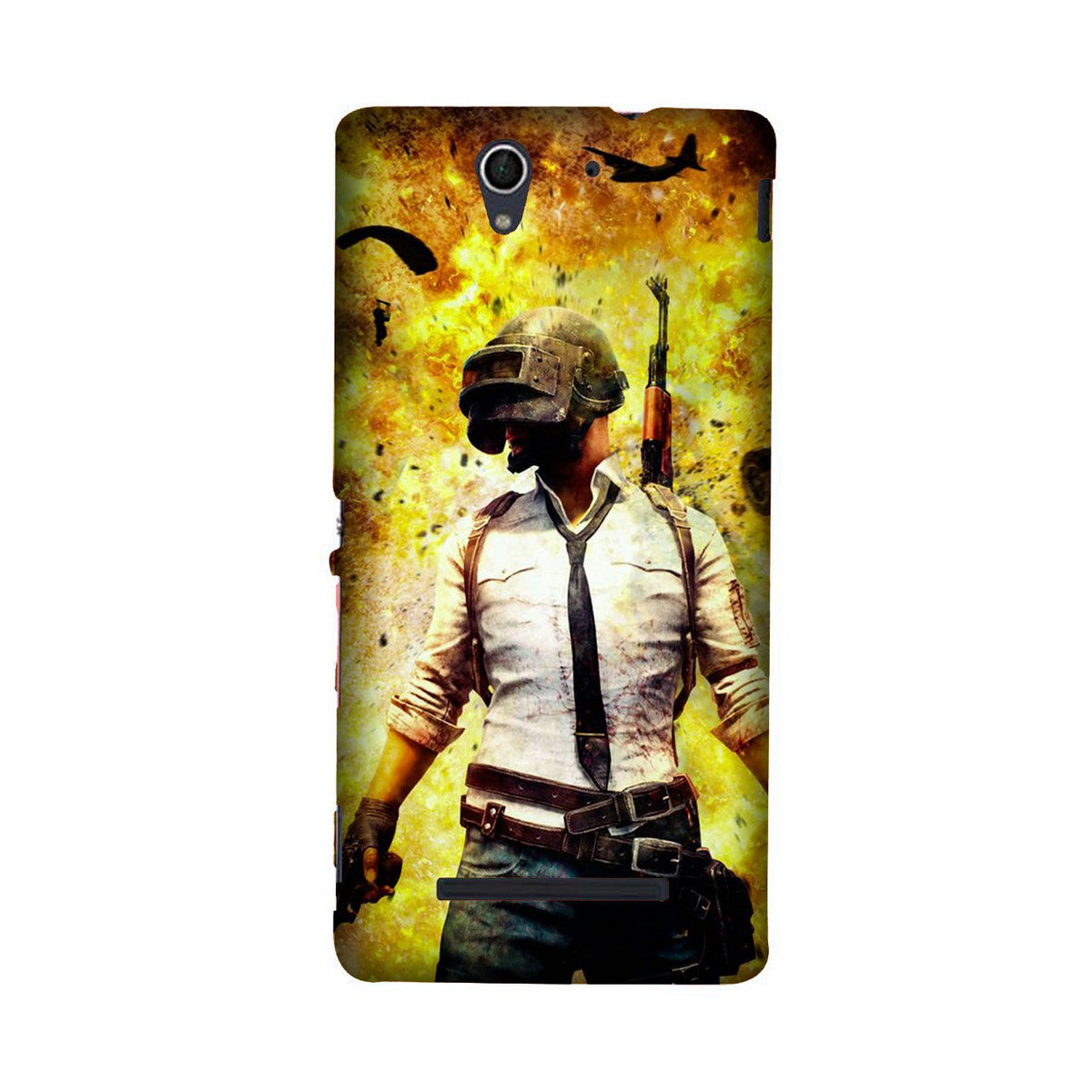Pubg Case for Sony C3  (Design - 180)